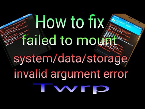 Panduan atasi masalah Failed To Mount System (Invalid Argument) pada Himax H Pro via TWRP