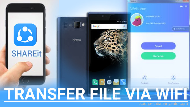 Cara Mudah Transfer File via Wifi di Himax Bravo Y10 Menggunakan ShareIt Versi Baru