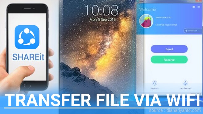 Cara Mudah Transfer File via Wifi di Himax H One M20 Menggunakan ShareIt Terbaru