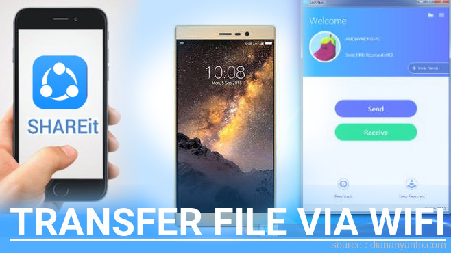 Mengenal Transfer File via Wifi di Himax H One Menggunakan ShareIt Versi Baru
