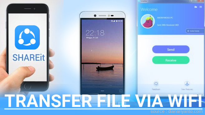 Tips Transfer File via Wifi di Himax M1 Menggunakan ShareIt Terbaru