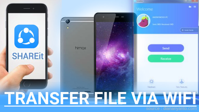 Tips Transfer File via Wifi di Himax M4 Menggunakan ShareIt Versi Baru