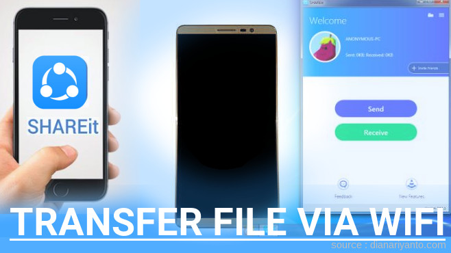 Cara Transfer File via Wifi di Himax Note 7 Menggunakan ShareIt Terbaru