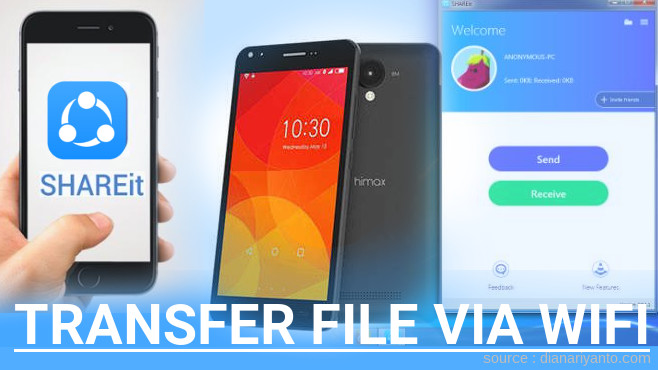 Cara Mudah Transfer File via Wifi di Himax Polymer 2X Menggunakan ShareIt Terbaru