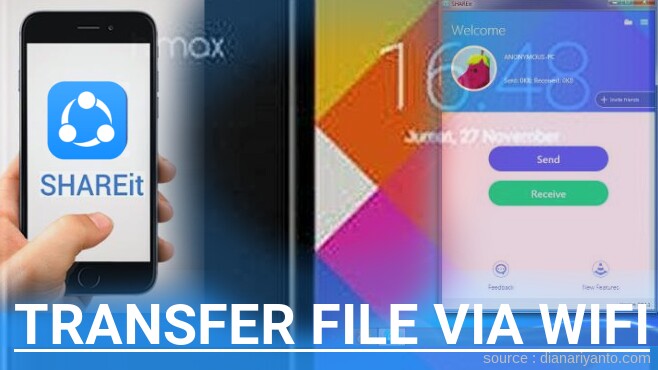 Tutorial Transfer File via Wifi di Himax Polymer 3S Menggunakan ShareIt Versi Baru
