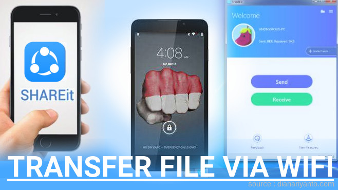 Mengenal Transfer File via Wifi di Himax Polymer Octa Core Menggunakan ShareIt Terbaru