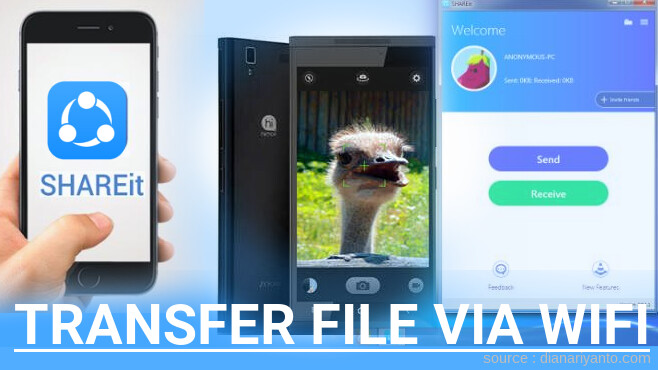 Transfer File via Wifi di Himax Zoom Menggunakan ShareIt Terbaru